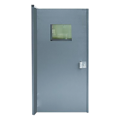 ACCESSPRO PROVTAN3B - Puerta balística / Nivel III / 0.90 x 2.10 m (2.95 x 6.89 ft) / Acero estructural / Mirilla 28x28 cm | SIERRA STORE