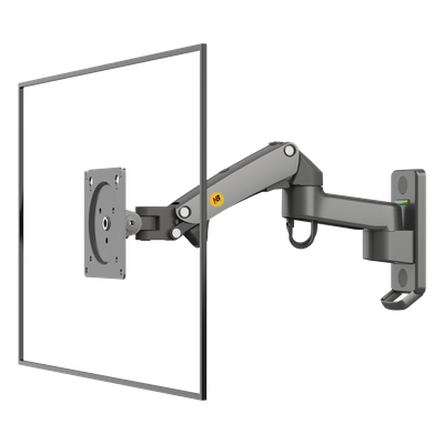 Soporte de Pared para Monitor / 17" a 35" / Carga 12 Kg (26.4 lbs) / VESA 75x75 y 100x100 / Inclinación -30° a +85° / Rotación 360° / | SIERRA STORE