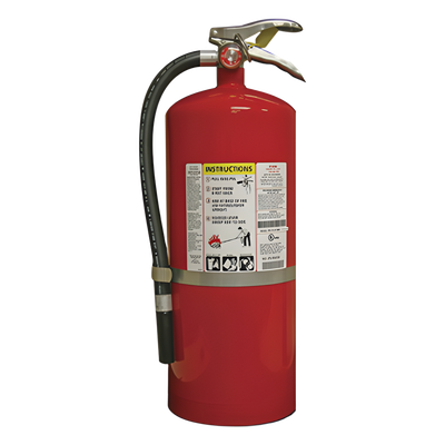 Extintor de Polvo Químico Seco / Recargable / 18 lb / Clasificación UL 6-A:80-B:C / Alcance 6 m (20 ft) / Colgador de Pared | SIERRA STORE