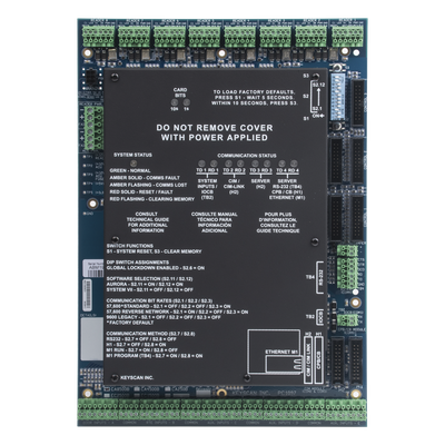 Tarjeta Principal Controlador / 8 Lectoras / 8 Puertas / 45,000 Tarjetas / TCP-IP Opcional / 16 Entradas Auxiliares / 8 Salidas | SIERRA STORE