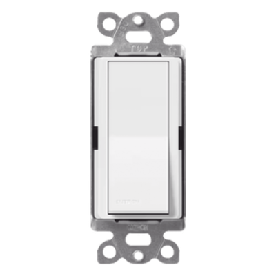 Interruptor de Pared Unipolar / 15 A / 120/277 V / Accionamiento Paleta / Acabado Snow Satinado | SIERRA STORE