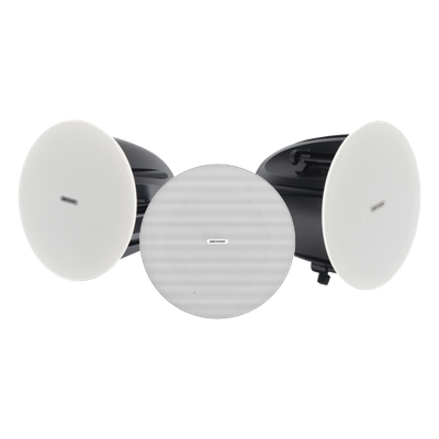 HIKVISION DS-QAZ-KIT610-BS - Kit de Voceo IP / Altavoz Principal PoE + 2 Bocinas Secundarias / 10 Watts / Bluetooth / Hik-Connect / 24 | SIERRA STORE