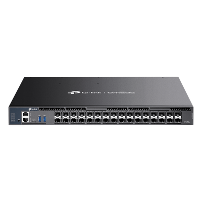 Switch Gestionado L3+ / 26 Puertos SFP+ 10G / 6 Puertos SFP28 10G/5G / 820 Gbps Capacidad Conmutación / Apilamiento 4 Unidades / | SIERRA STORE