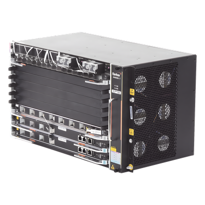 OLT Carrier Class Modular / 6 Ranuras de Servicio / 96 Puertos GPON / 48 xGPON / Switching 6.8 Tbps / 200 Gbps por Slot / 6 UR / 19' | SIERRA STORE