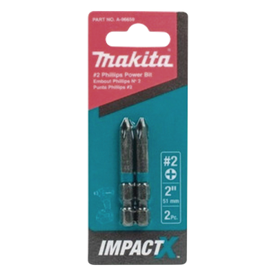Punta phillips # 2 de 2” (51mm) impact-x punta ph2, blister con 2 piezas. | SIERRA STORE