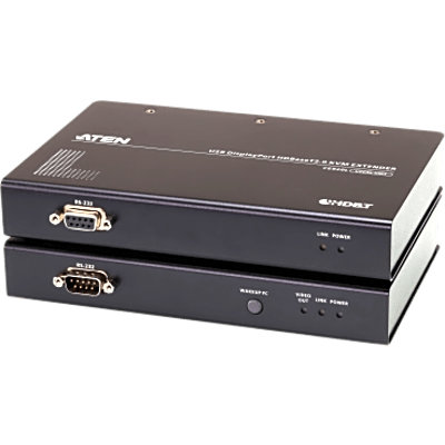 Extensor KVM USB DisplayPort HDBaseT 2.0 | 4K @ 100 m (328.1 ft) | 1080p @ 150 m (492.1 ft) | Cable Único Cat 6 / 6a | USB 2.0 Full | SIERRA STORE
