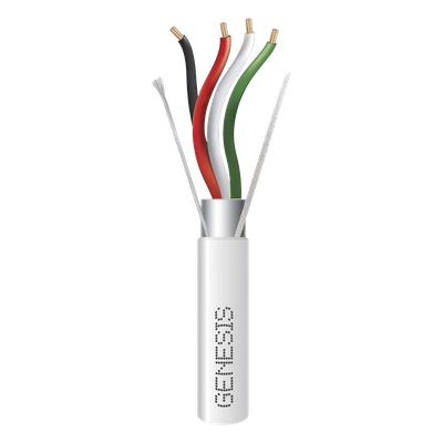 Cable Multipar Blindado / 4 Conductores 22 AWG / Riser 305 m (1000 ft) / Clasificación CMR-CL3R-FPLR-FT4 / Resistente a Luz Solar | SIERRA STORE