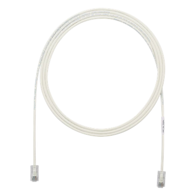 PANDUIT UTP28X4 - Cable de Parcheo UTP Cat6A / 28AWG / CM/LSZH / 1.22m (4ft) / Blanco Mate | SIERRA STORE