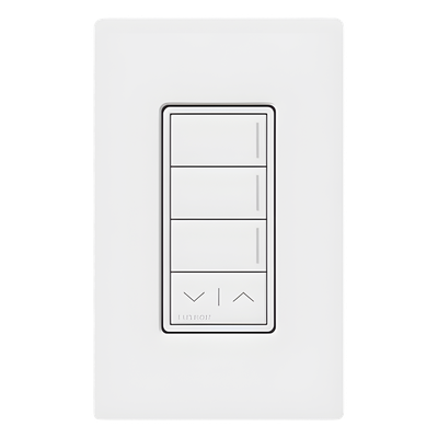 Botonera de Pared / 3 Botones de Escena / Barra Subir/Bajar / Retroiluminada / RF Clear Connect Type X / 120-277 V | SIERRA STORE