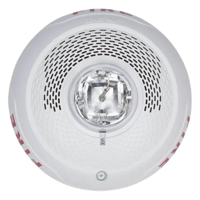 Bocina con Estroboscópico / Montaje en Techo / Flash 1 Hz / Altavoz 8' con Puente para Plafón / Diseño Compacto / Menor Consumo de | SIERRA STORE
