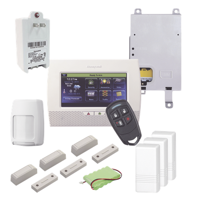 Panel de alarma inalámbrico / Pantalla táctil de 7 pulgadas en español / 80 zonas inalámbricas + 1 cableada / GSM, WiFi y Ethernet / | SIERRA STORE