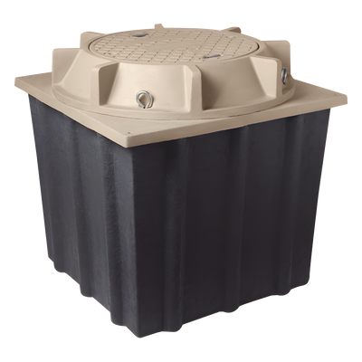 LINKEDPRO BY EPCOM LP-MH-4X4X4 - Registro Manhole / 1.22 x 1.22 x 1.22 m (4 x 4 x 4 ft) / Concreto Polimérico y Fibra de Vidrio / 20 | SIERRA STORE