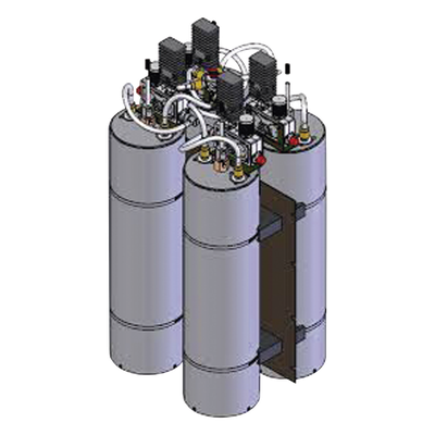 Combinador de RF / 4 Canales / 148-174 MHz / 125 Watt / Cavidad 7" / Rack 19" / N Hembra | SIERRA STORE