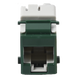 SIEMON U6-K07NS - Jack Keystone / Cat6 UTP / Terminación 110 / Color Verde / UL 94 V-0 / -10°C a 60°C | SIERRA STORE