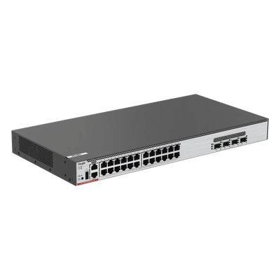 Switch Core PoE / 24 puertos Multi-Gigabit 5Gb/2.5Gb/1Gb/100M / 4x SFP28 25Gb / 802.3bt 370W / Capa 3 | SIERRA STORE