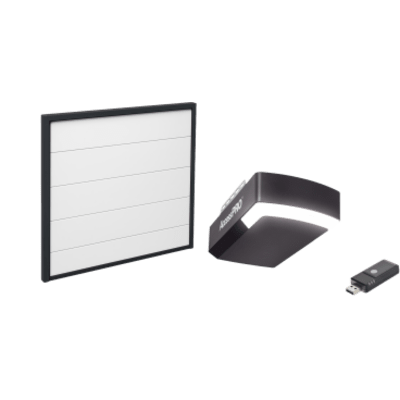 ACCESSPRO KIT-DOOR-189 - Kit Puerta de Garage 18x9 Pies (5.49 x 2.74 m) / Motor DC 1/2 HP / Insulada / Activación WiFi / Hasta 50 | SIERRA STORE