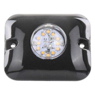 Luz Oculta LED / 12 LED Gen III / Rojo-Azul / 10-24 VCC / 1A / 3.2x1.8 cm / 12 Modos Flash / Wig Wag | SIERRA STORE