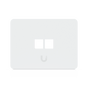 UBIQUITI UACC-WP-KEYSTONE-H-2P - Placa de Pared Horizontal Universal para Key...