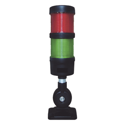 Torre LED indicadora / 2 niveles / Rojo-Verde / Buzzer 85 dB / 24 VCD / 60 mm / IP53 | SIERRA STORE