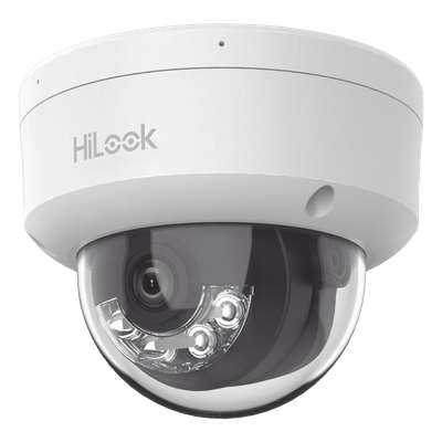 HiLook by HIKVISION IPC-D120HA-U - Cámara Domo IP / 2 Megapixel Full HD / Lente 2.8 mm 103° / IR 30 m (98.4 ft) / Micrófono Integrado | SIERRA STORE
