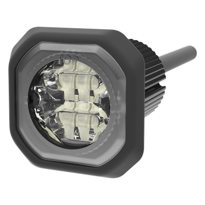 Lámpara oculta LED / Bajo perfil / Ámbar claro / 12-24 VDC / SAE Clase I / 98 patrones / Montaje empotrado | SIERRA STORE
