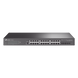 Switch Administrable L2+/L3 / 24 Puertos Gigabit / 4 Puertos SFP+ 10G / 128 Gbps / Sin Ventilador / Omada SDN | SIERRA STORE