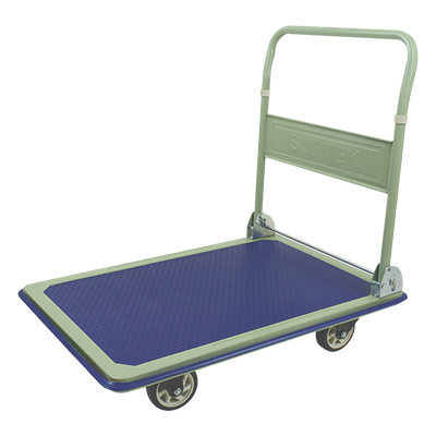 Carro Plataforma / Capacidad 300 kg / Base Metálica 91.6 x 61.6 cm / Mango Retráctil / 4 Ruedas Giratorias TPR / Altura 20.9 cm | SIERRA STORE