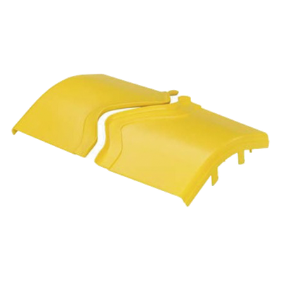 PANDUIT FROV45SC12LYL - Tapa de Bajada Vertical Exterior / 45° / Canaleta 12x4 / Radio de Curvatura 50.8 mm / Color Amarillo / PC/ABS | SIERRA STORE