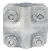 LINKEDPRO BY EPCOM LP-PC - Placa Crucero / Acero Galvanizado / Agarre 1000N / Cable hasta 18.2 mm / 0.06 ft | SIERRA STORE