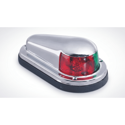 Luz de Navegación Horizontal / Bicolor Rojo/Verde / 1 Milla Náutica (1.85 km) / 12 VCD / 0.80 A / Acero Inoxidable / 4.25 pulgadas | SIERRA STORE