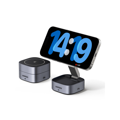 Cargador Inalámbrico Magnético 2 en 1 UGREEN / 25W Máximo Potencia Total / Carga Simultánea iPhone + Smartwatch / Compatibilidad | SIERRA STORE