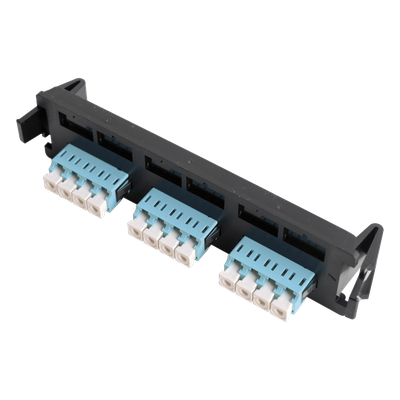 SIEMON RIC-F-LCQ12-01C - Placa acopladora de Fibra Óptica Quick-Pack, Con 6 Conectores LC Duplex (12 Fibras), Para Fibra Multimodo | SIERRA STORE