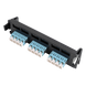 SIEMON RIC-F-LCQ12-01C - Placa acopladora de Fibra Óptica Quick-Pack, Con 6 Conectores LC Duplex (12 Fibras), Para Fibra Multimodo | SIERRA STORE