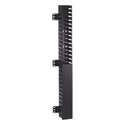PANDUIT CWMPV2340 - Organizador Vertical / 40 UR / 1825 mm (70.8 in) / Montaje Frontal en Riel / PVC / 2.25 in Ancho / Negro | SIERRA STORE