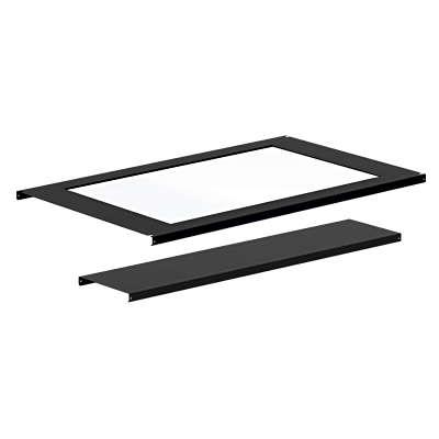 Panel de Techo con Ventana / 600x1200 mm (2x4 ft) / Policarbonato 6 mm (0.22 in) / Marco Acero Calibre 16 / Acceso sin Herramientas / | SIERRA STORE