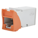 SIEMON Z6-09 - Jack UTP Categoría 6 / Montaje Híbrido Plano y Angulado / IDC Diagonal / Color Naranja | SIERRA STORE