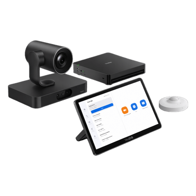 Sistema de Videoconferencia / Zoom Rooms / Cámara Dual 4K / 4 Lentes / Zoom Óptico 20x / Panel Táctil 11.6" / Procesador Intel Ultra5 | SIERRA STORE