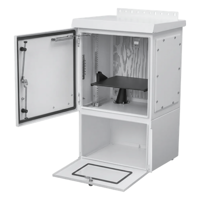 Gabinete Exterior OSP / 18 UR / 700x600 mm / Aluminio / NEMA 4/12/4X/3/3R / IP66 / 2.3x2.0 ft | SIERRA STORE