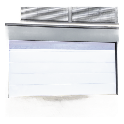 ACCESSPRO GARAGE-149 - Puerta de Garage de Alta Calidad / Linea Central / Color Blanco 14X9 pies,  AISLADA, Estilo Americana | SIERRA STORE