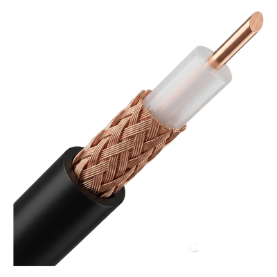 Cable Coaxial RG58/U | Bobina de 50 metros | Conductor Cobre 20 AWG | Malla 95% | Impedancia 53 Ω | Atenuación 55.9 dB/100m @ 1000 MHz | SIERRA STORE