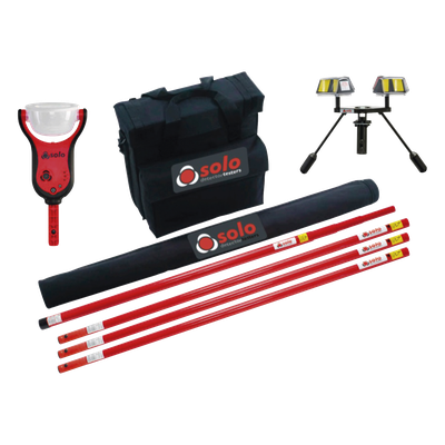 Kit de Pruebas de Detectores de Humo / Dispensador Electrónico Integrado / 3 Extensiones Telescópicas / 9.1m (30 pies) / Peso 2.3 kg | SIERRA STORE