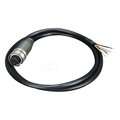 Cable de Alimentación DC a M23 / Conector Hembra 5 Pines / 12-56V DC / Calibre 12-24 AWG / Compatible con Switch Industrial M12 | SIERRA STORE