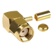 Conector Coaxial SMA Macho Inverso / Ángulo Recto / Anillo Plegable / Compatibilidad RG-174/U y Belden 8216 / Cuerpo Bronce con | SIERRA STORE