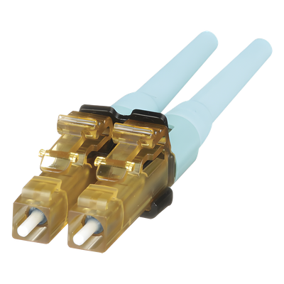 PANDUIT FLCDMCXAQY - Conector de Fibra Óptica / LC Duplex / Multimodo 50/125 OM3/OM4 / Pre-pulido / Color Aqua | SIERRA STORE