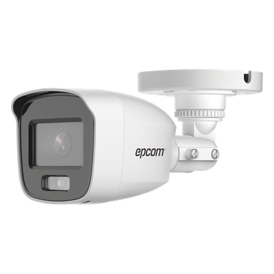 Cámara Bala TURBOHD / 2 Megapixel / Color 24/7 / Luz Blanca 20 m (65.6 ft) / Micrófono Integrado / IP66 / Metal | SIERRA STORE