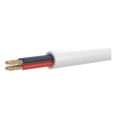 HIKVISION DS-1AC4AUC0M - Bobina de Cable Multifilar / CCA / 4 x 22 AWG / 100 m (328.08 pies) / Blanco / PVC / CCAM / Interior / | SIERRA STORE