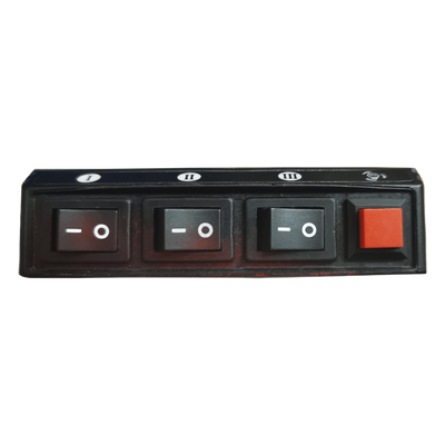 Switch de Control / 4 Interruptores / 12 VCC / 15 A / 104x55x33 mm / 4.09x2.17x1.30 in | SIERRA STORE