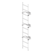 Escalera Externa Sólida / 3 m (10') / Secciones 1-12 / 3 Herrajes Sujetadores / Galvanizada en Caliente | SIERRA STORE