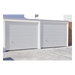 ACCESSPRO GARAGE-147 - Puerta de Garage de Alta Calidad / Linea Central / Color Blanco 14X7 pies,  AISLADA, Estilo Americana | SIERRA STORE