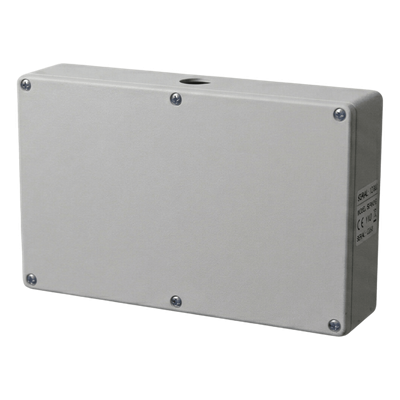 Gabinete de Resguardo para DVR / 41 x 26 x 7 cm / Lámina Calibre 22 / Montaje en Pared / 4 Accesos de Cableado / Interior | SIERRA STORE